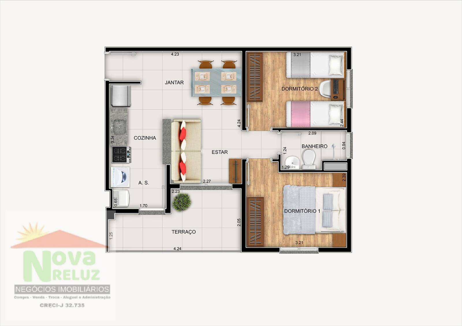 Apartamento à venda com 2 quartos - Foto 8